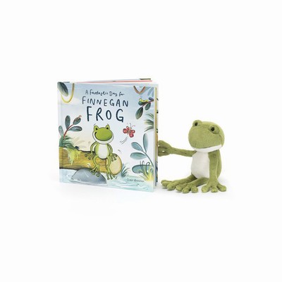 Jellycat A Fantastic Day for Finnegan Frog and Finnegan Frog Australia | 351840VWI